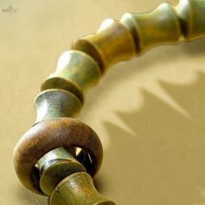 Green Sandalwood Bamboo Joint Bracelet - Elevate Your Energy & Embrace Growth Green Sandalwood Bamboo Joint Bracelet Elevate Your Energy Embrace Growth SpiritCuff 94892299