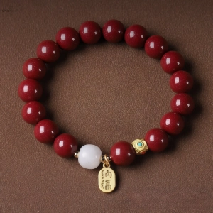 Red Cinnabar Wealth Bracelet - Feng Shui Protection & Gold Blessing Charm 2 Red Cinnabar Wealth Bracelet - Feng Shui Protection & Gold Blessing Charm Red Cinnabar Wealth Bracelet Feng Shui Protection Gold Blessing Charm SpiritCuff 94869635