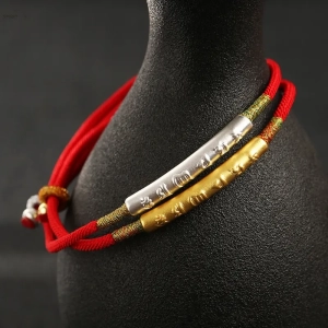 Good Luck Bracelet | Red String Energy Bracelet for Good Luck & Protection | Tibetan Spiritual Bracelet with Positive Vibes