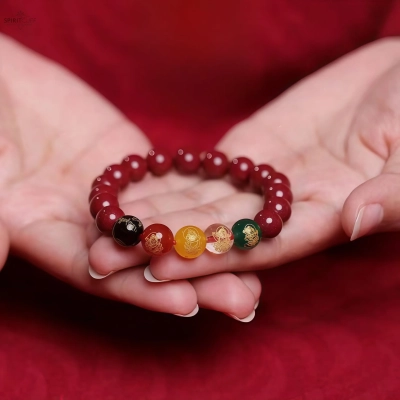Five-Directions-God-of-Wealth-Vermilion-Bracelet-for-Prosperity-and-Positive-Energy-SpiritCuff-94906356